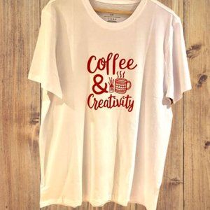 Coffee tee from Casa de loca Collections. $9.99 shipping discount
